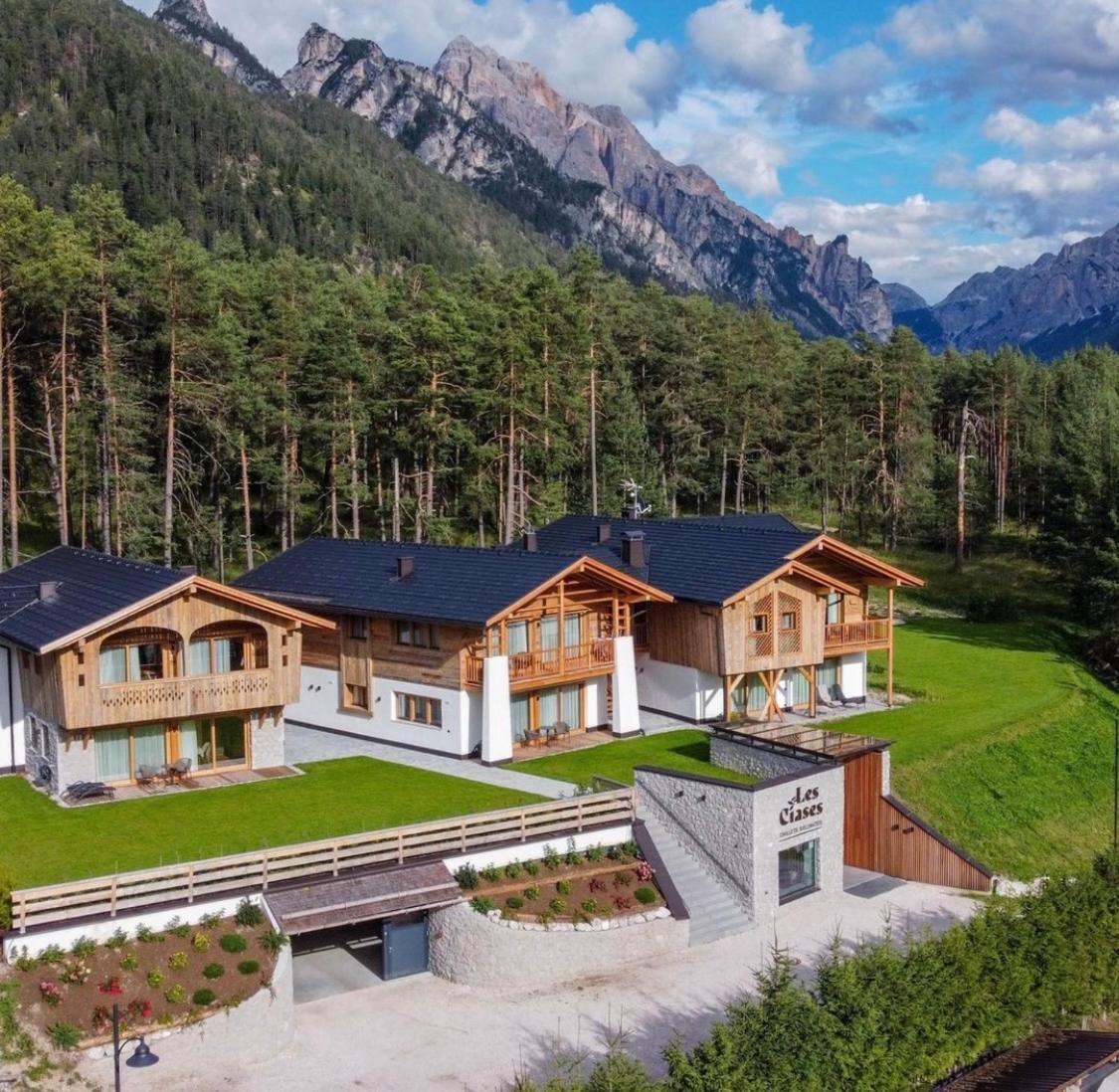 Les Ciases Chalets Dolomites San Vigilio Di Marebbe Esterno foto